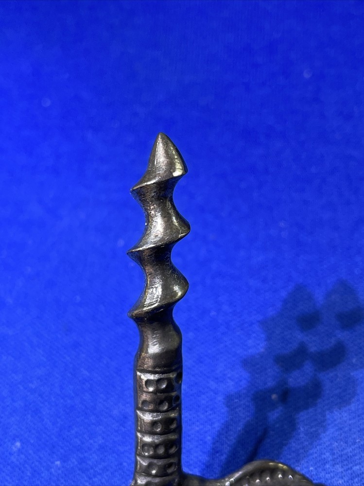 Pewter Aztec Mayan Figure Wine Corkscrew