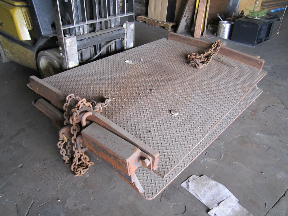Dock Plate Rail, For Forklift Dock to Rail Car Loading