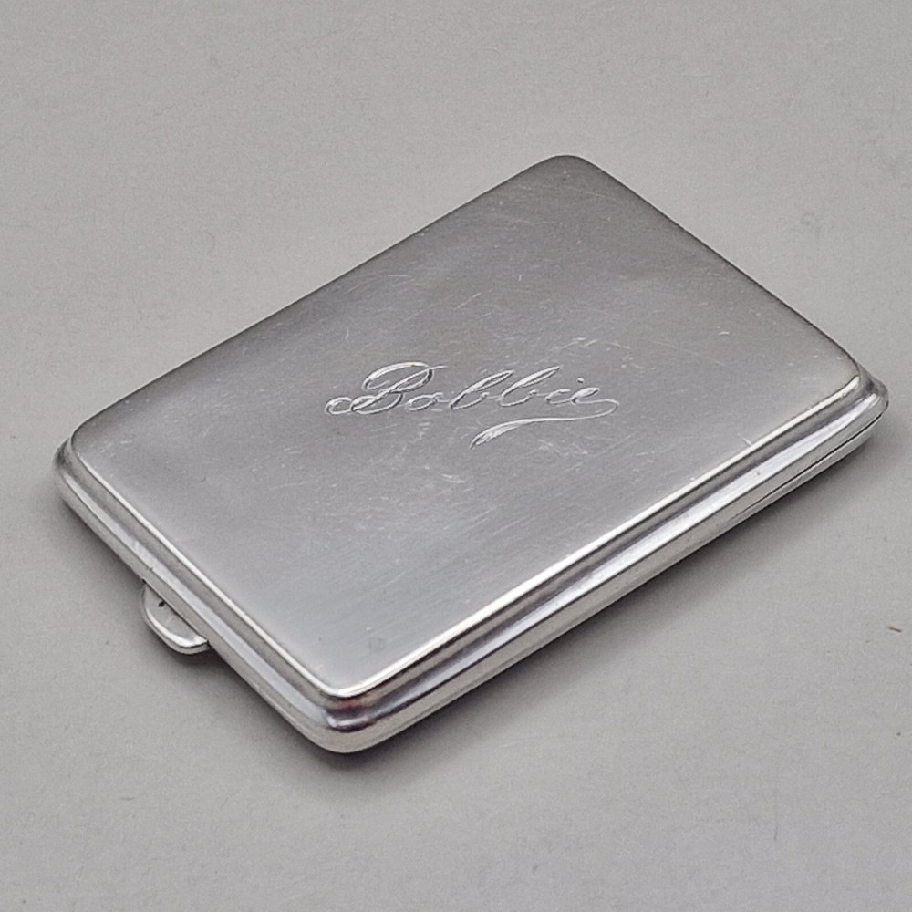 Sterling Silver Matchbook Case by D Bros 1928