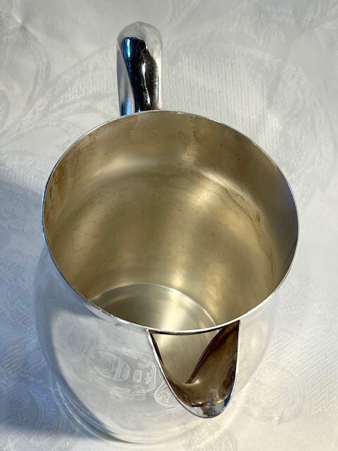 Vintage Sheridan Silver Plated Water Pitcher