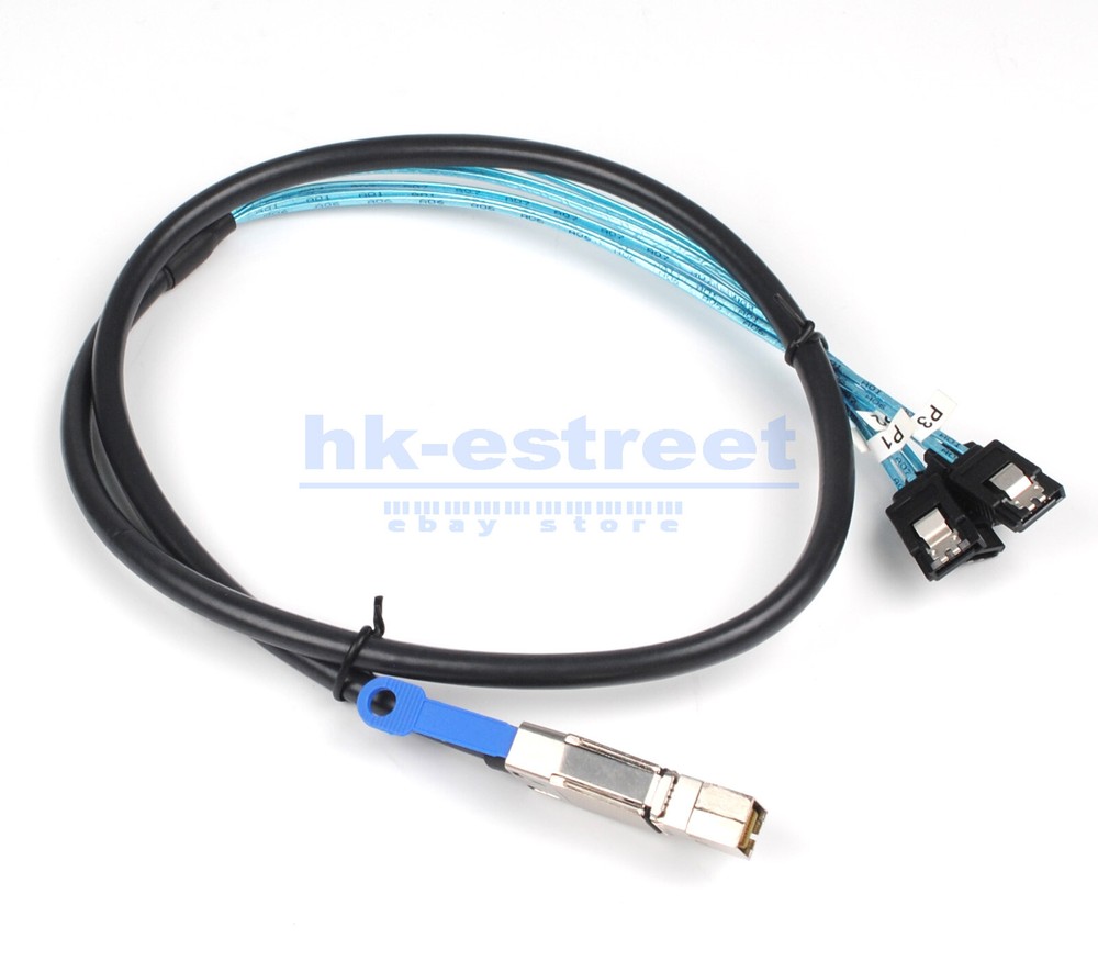 External Mini SAS HD SFF-8644 to 4 Port SATA 7P Hard Disk Data Server Raid Cable
