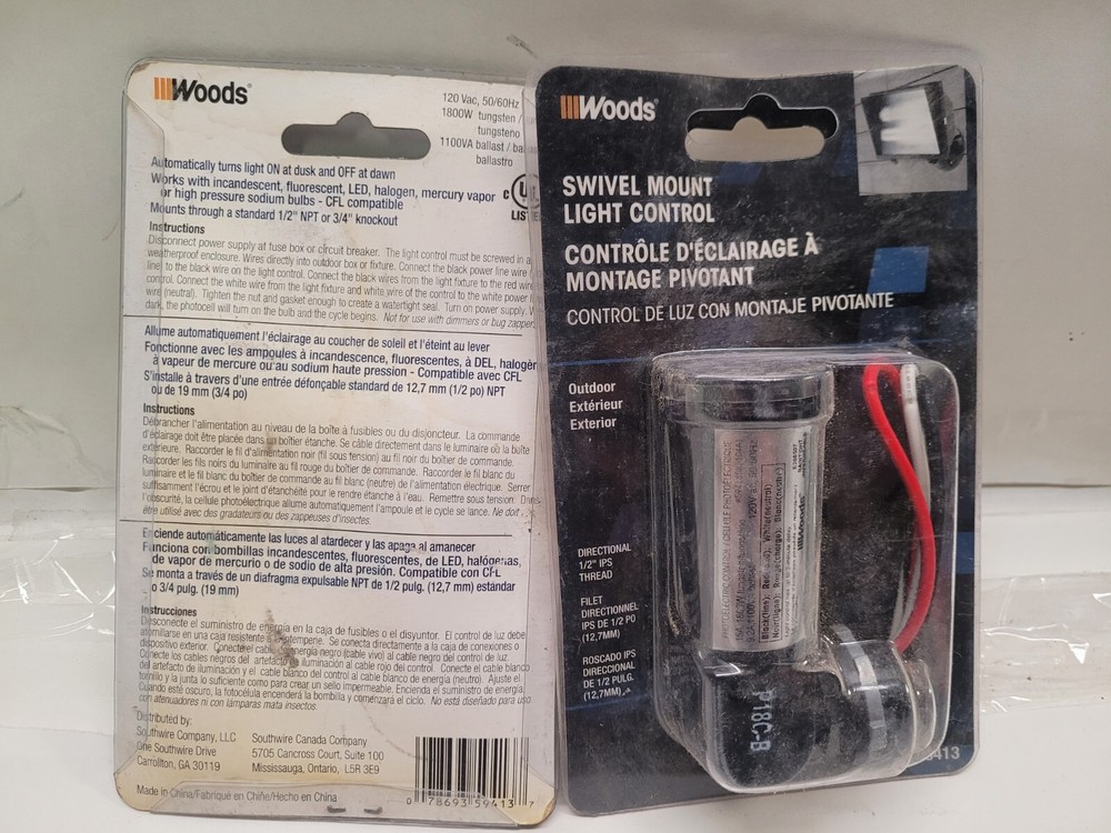 Woods 59413 Swivel Mount Light Control