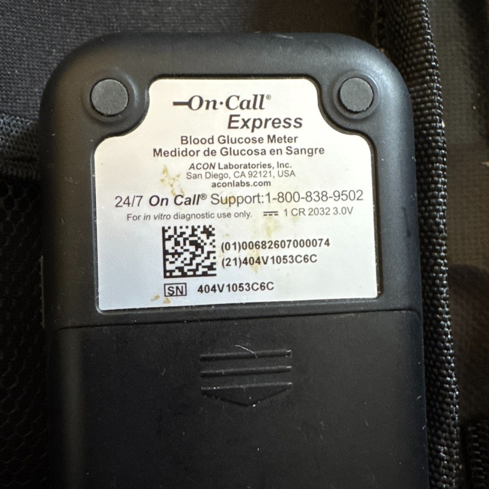 On-Call Express Blood Glucose Meter With Case