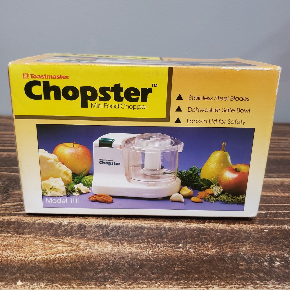 Toastmaster Chopster Personal Food Processor New Open Box