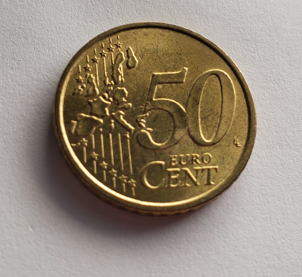 2002 ITALY -50 Euro Cent- Coin