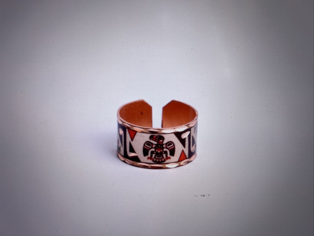 Colorful Copper Ring and Bracelet Set (E02)