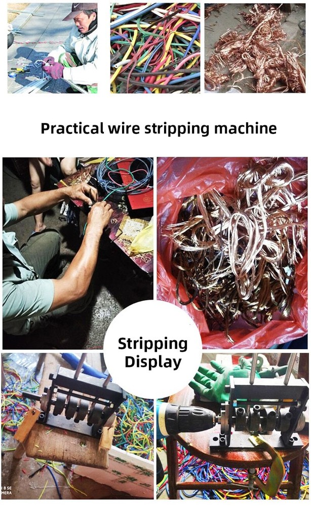 Wire Stripping Machine Scrap Cable Peeling Machines Stripper Wiring Harness Tool