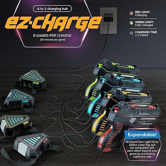 Squad Hero Laser Tag Light Force Edition-Set of 4