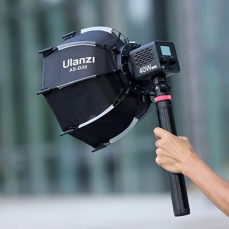 Ulanzi AS-D30 30cm Octagonal Softbox Mini Bowens Mount Light Honeycomb Diffuser