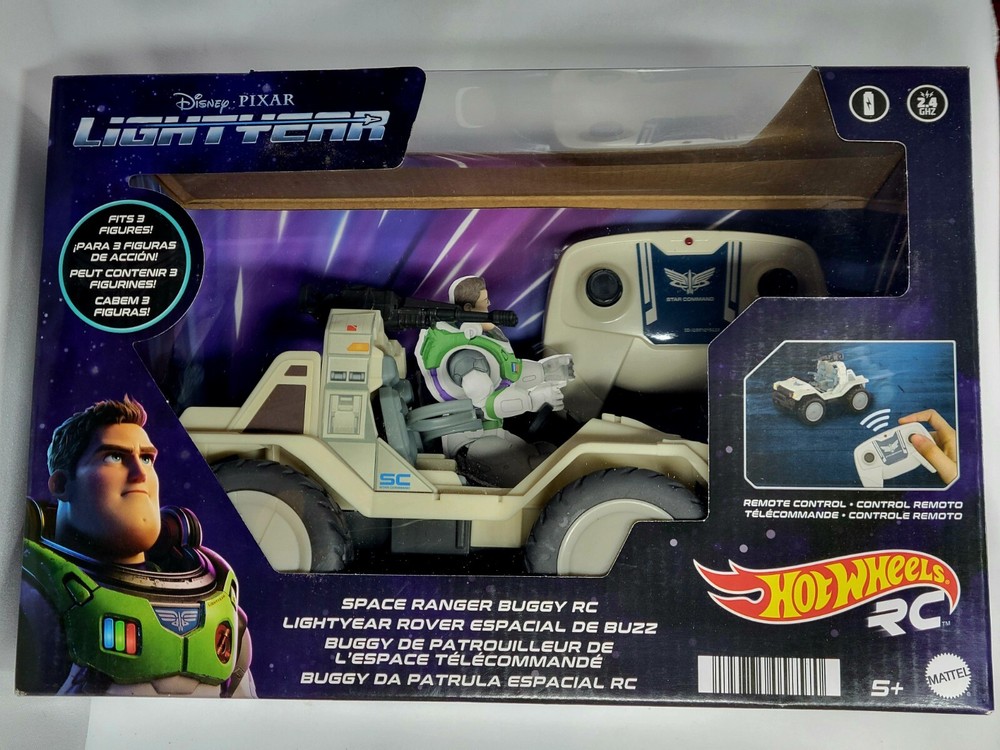 Lightyear Hotwheels R/C Disney Pixar  Space Command Remote Control Vehicle