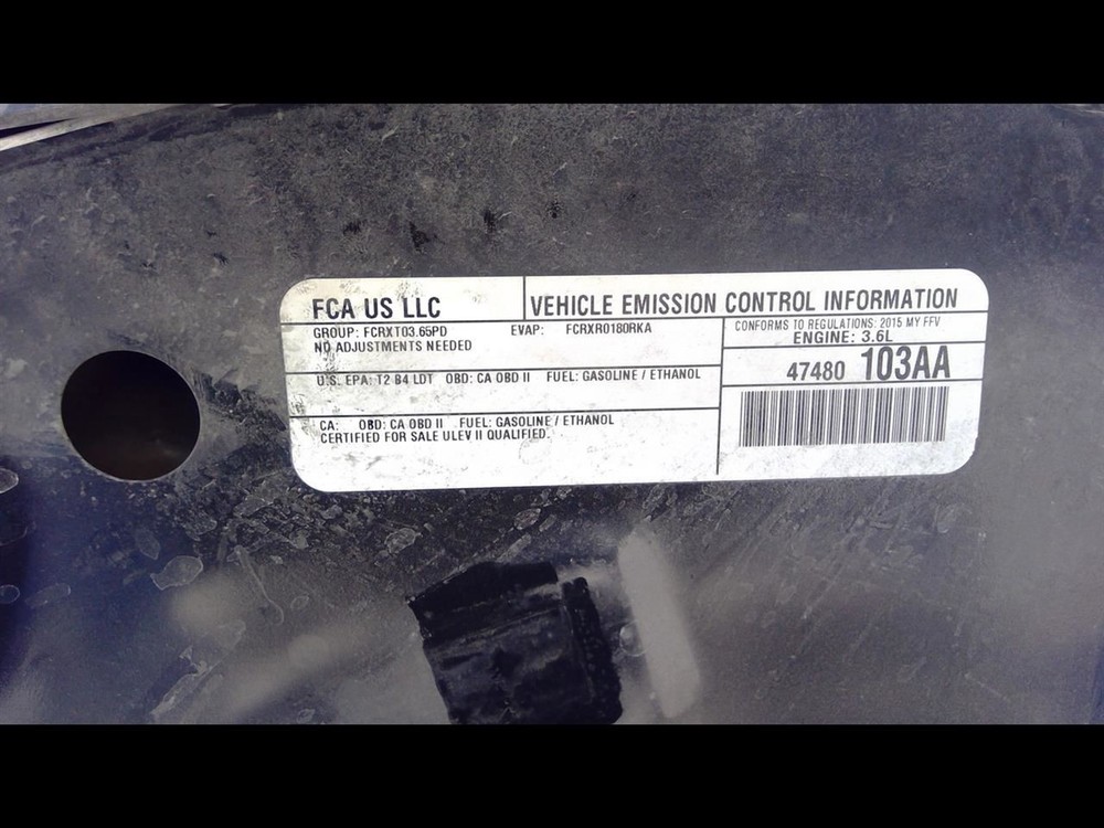 2015 15 DODGE DURANGO Engine ECM Electronic Control Module 3.6L 5150987AB