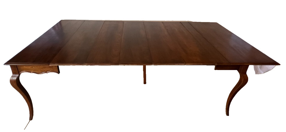 Vintage Expanding Extension Dining Table, Console with five leaves By Extensole