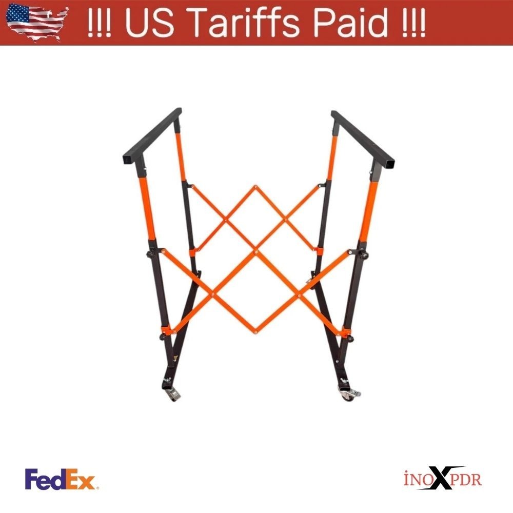 Adjustable Height Foldable Panel Stand – For Paintless Dent Repair & Auto Body