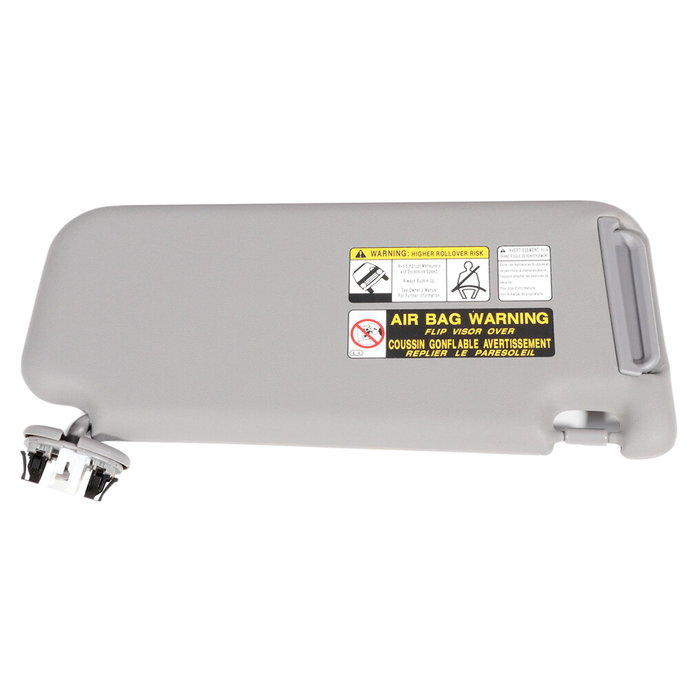 Sun Visor Left Driver Side Gray for 2006 - 2012 Toyota RAV4