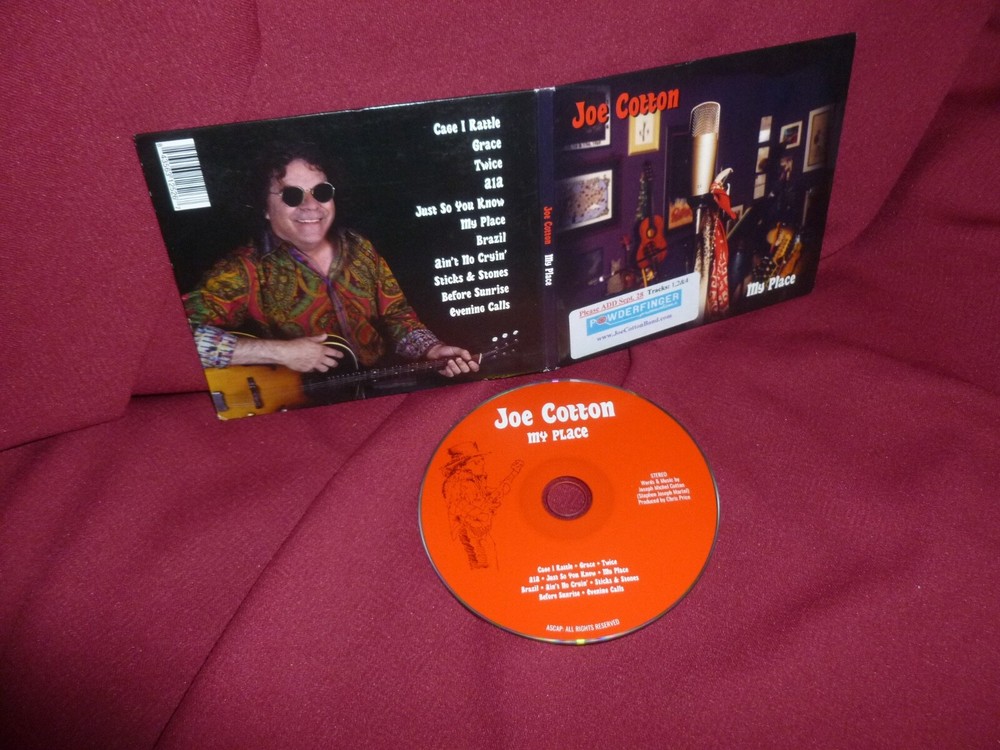 Joe Cotton My Place With Hype Sticker CD