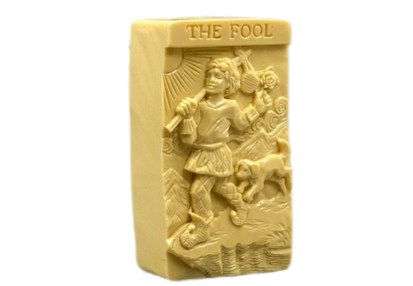 FOOL SILICONE MOLD for soap making and other crafts TAROT CARD