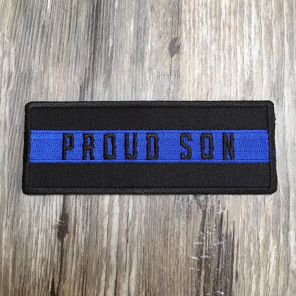 Thin Blue Line Proud Son Patch, Law Enforcement