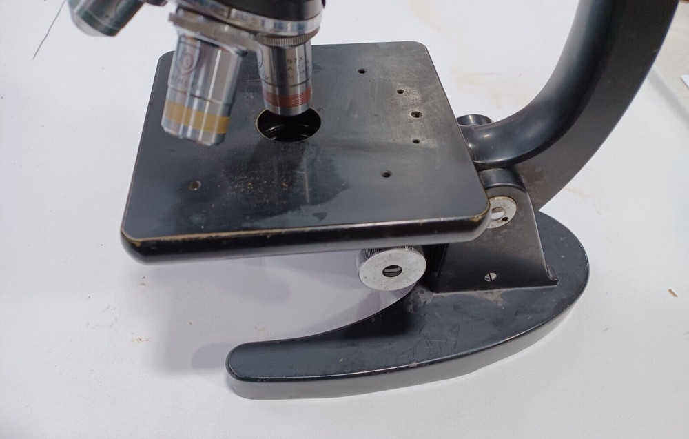 Vintage BYD Yashima Binocular Microscope with 4 Objectives