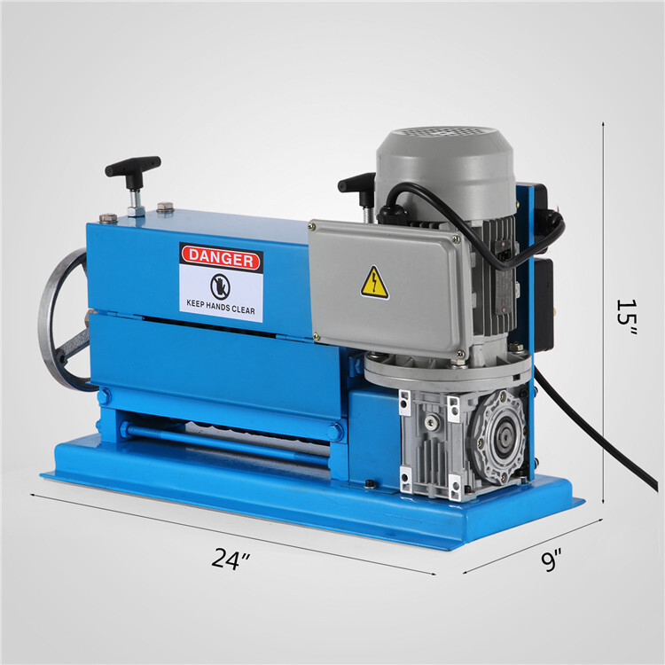 Automatic Scrap Cable Stripper Electric Wire Stripping Machine 0.06-0.8 inch