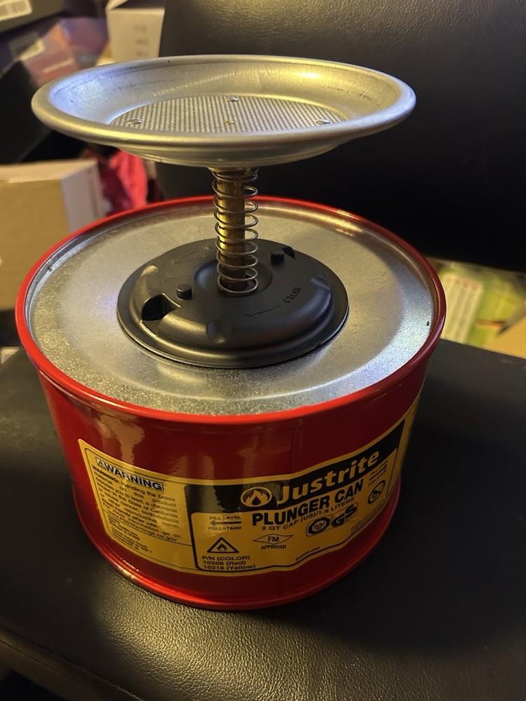 Justrite Safety Can - NO. 10501 with Screen - Type 1 - Never Used