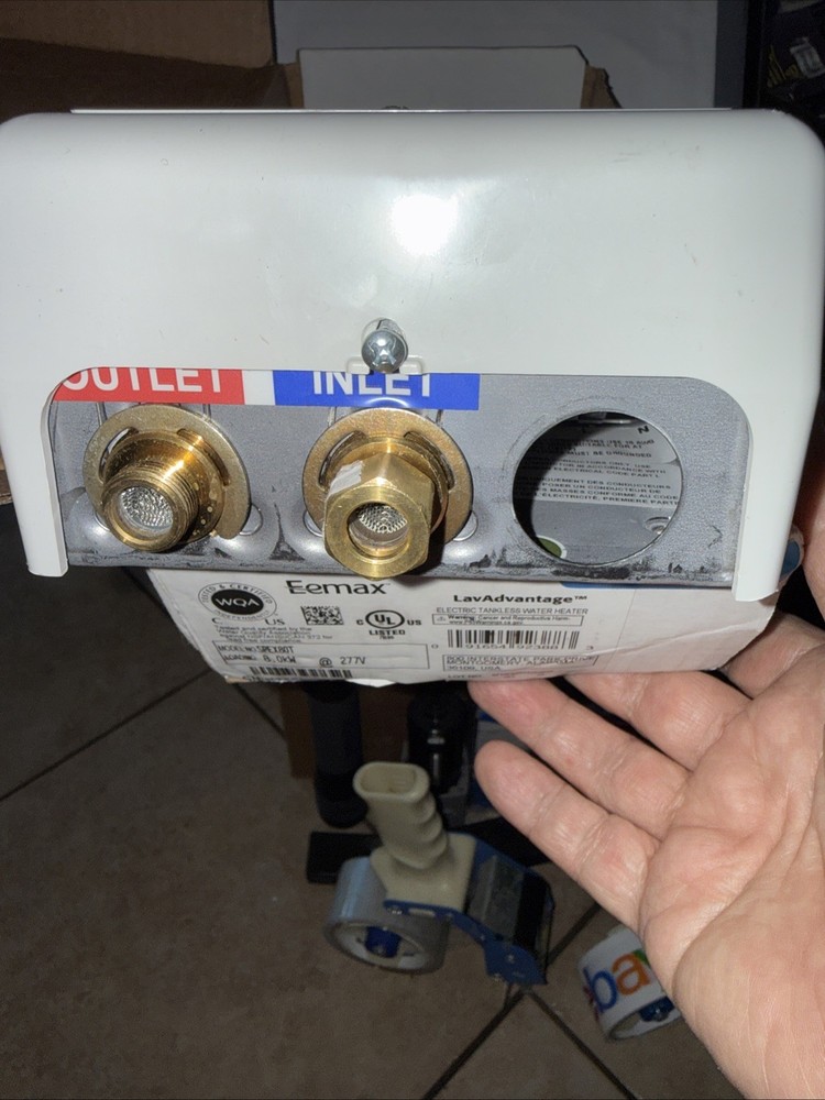 New OEM Eemax LavAdvantage 8.0 Kw 277V Electric Tankless Water Heater SPEX80T