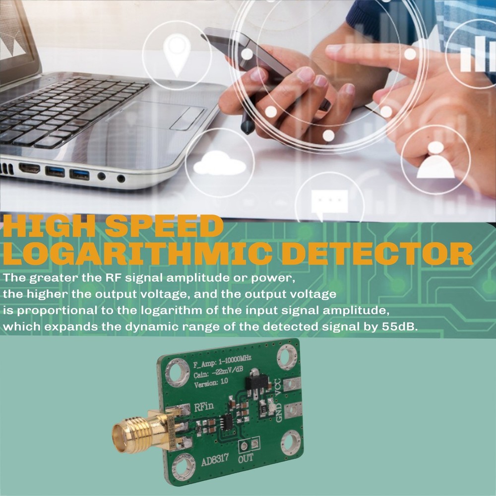 AD8317 High Speed Logarithmic Detector Log Detector Log Output Meter5017