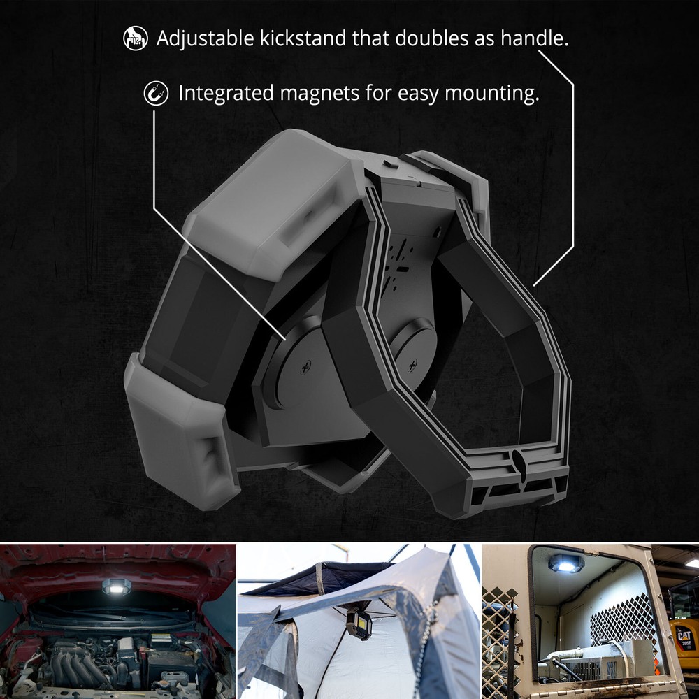 XKdefender 7 Mode Work & Security Light w/ Remote Utility Light Camping Office