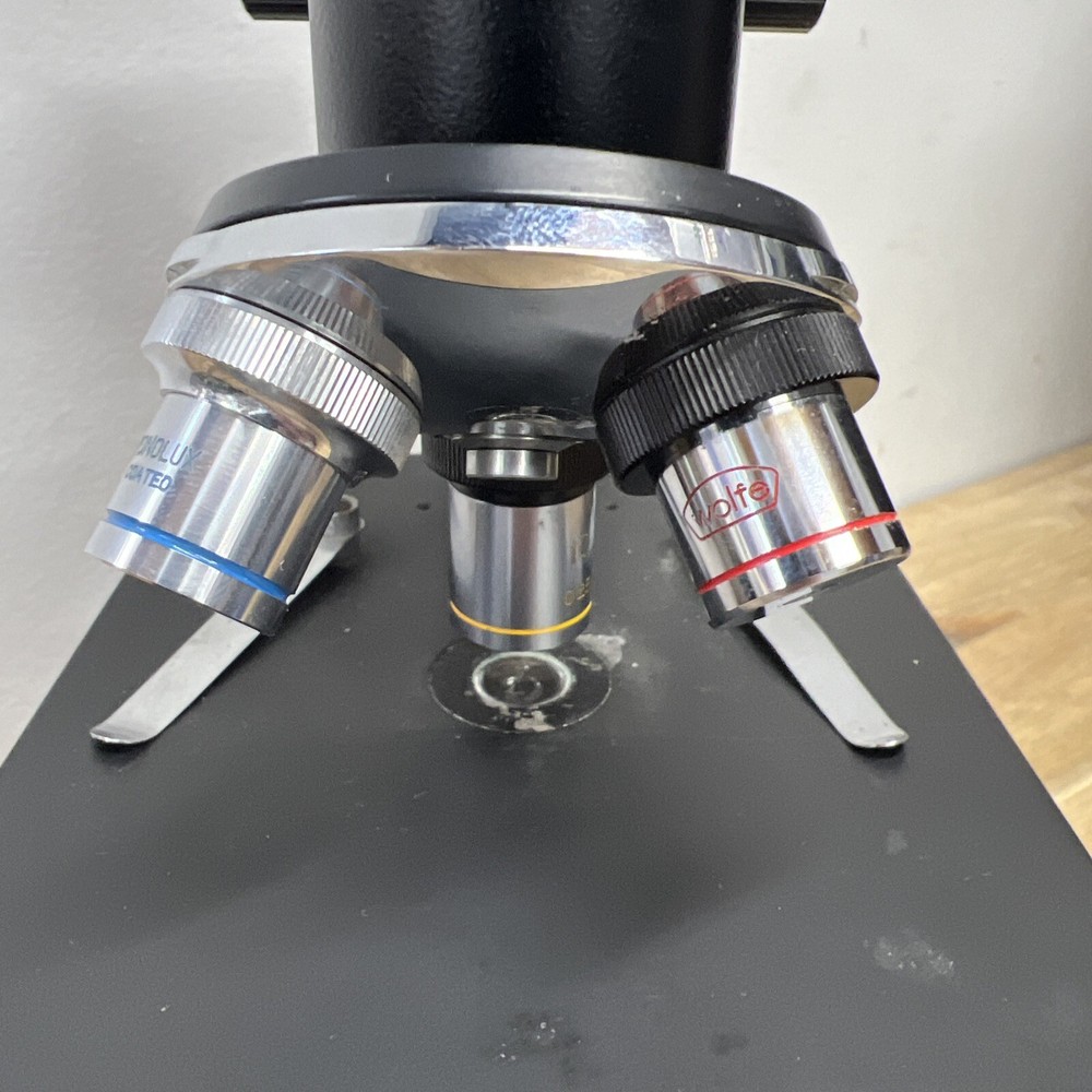 Wolfe Model 831385 Monocular Compound Microscope Made In Japan Free Ship P2