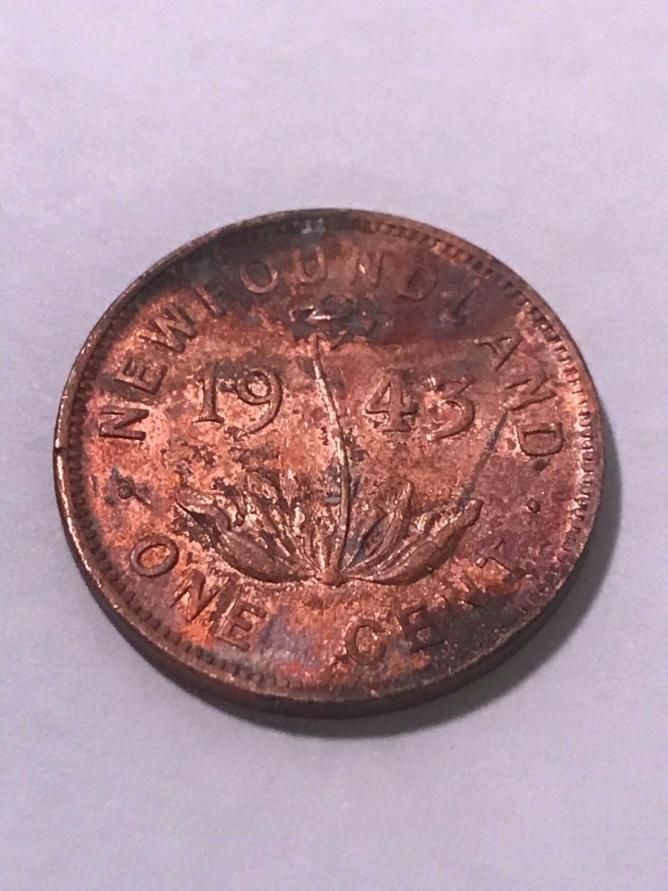 1943-C Newfoundland 1 Cent F #19617