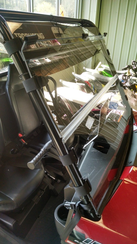 Polaris Ranger 150 Clear Folding Windshield..A Full 1/4 THICK!!
