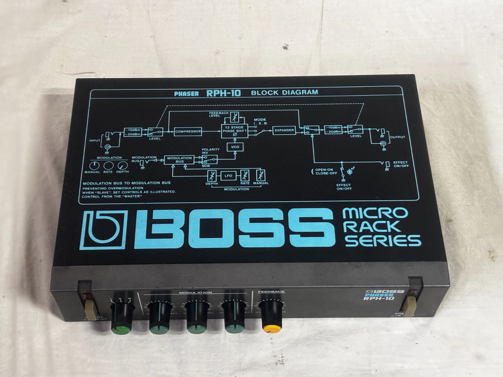 BOSS RPH-10 RPH10 Phaser vintage micro half rack