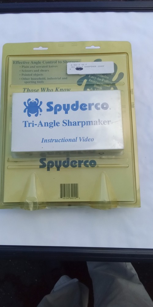 Spyderco Tri-Angle Sharpmaker 204MF Knife Sharpening System Fine Medium Grit Set