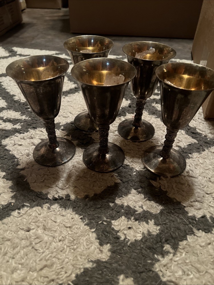 Vintage Valero Goblets Set Of Five