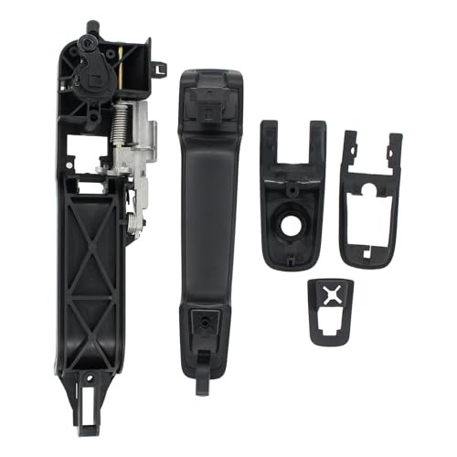 Front Driver Side Exterior Door Handle and Reinforcement Base Bracket Assembly