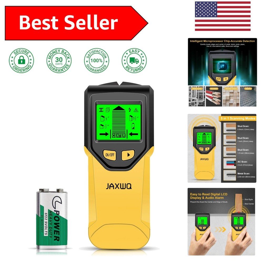 Buttercup 5-in-1 Stud Finder Scanner - Fast Detection for Home Improvement