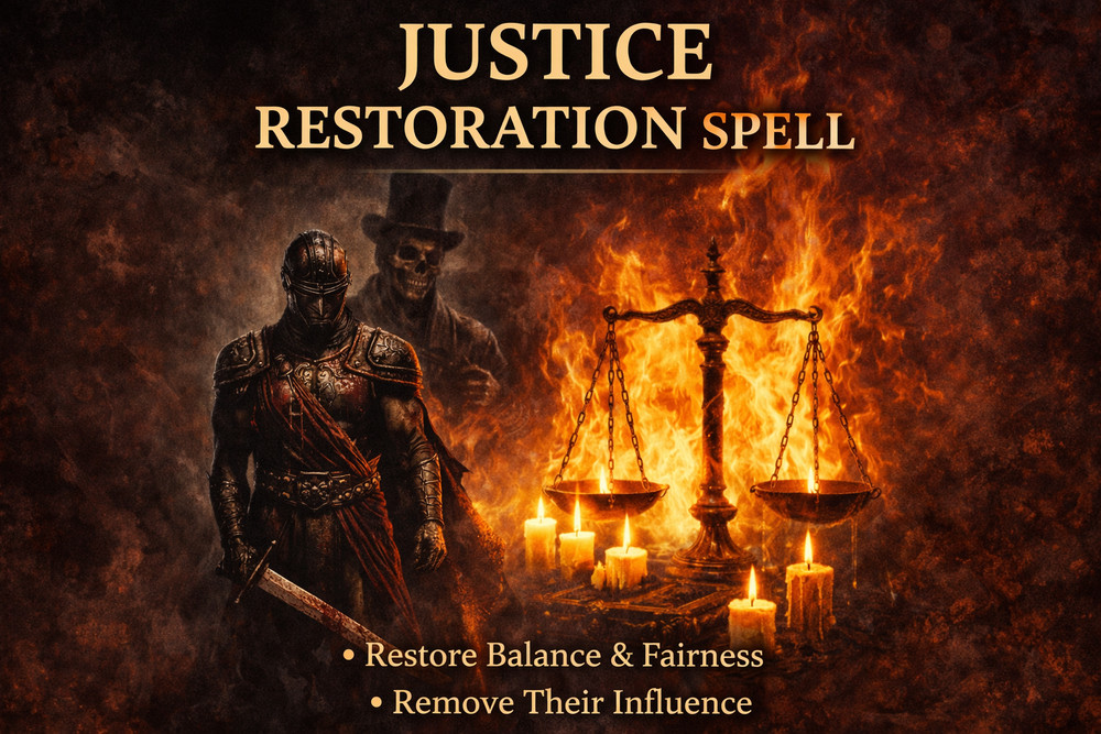 JUSTICE RESTORATION - Payback Magick   VOODOO  SPELL
