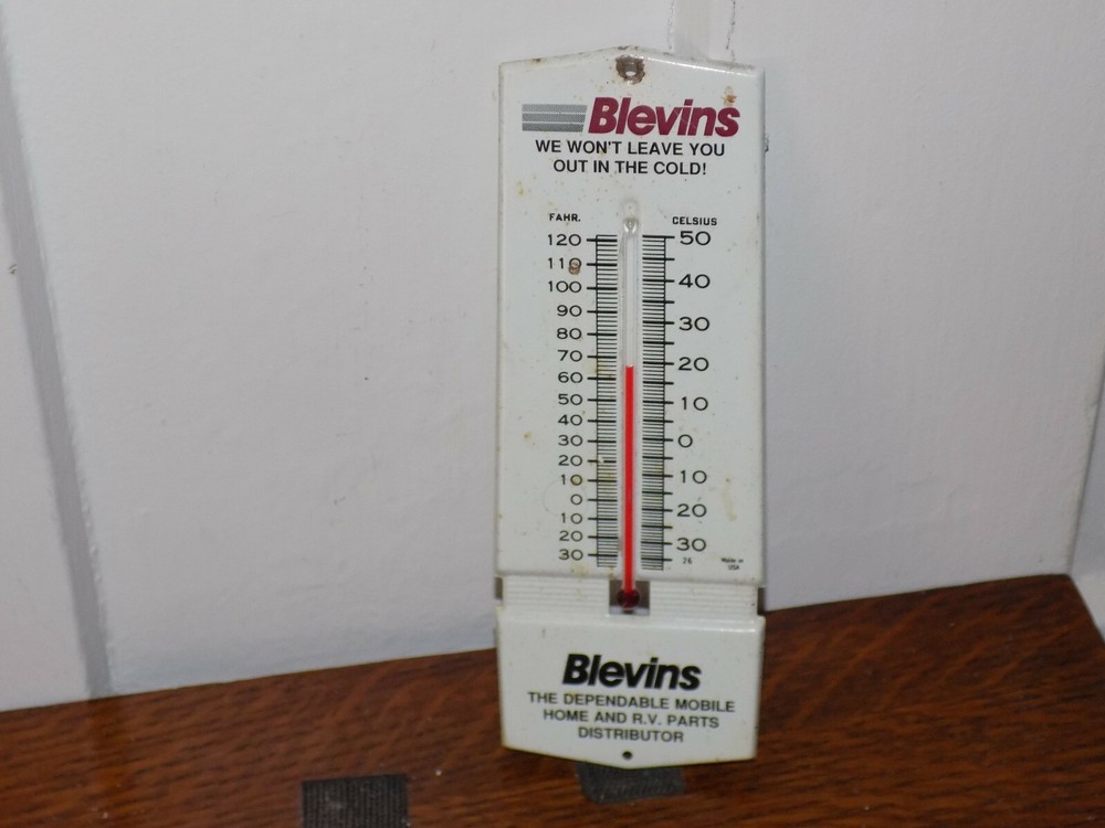 Blevins Mobile Home and RV Metal Thermometer