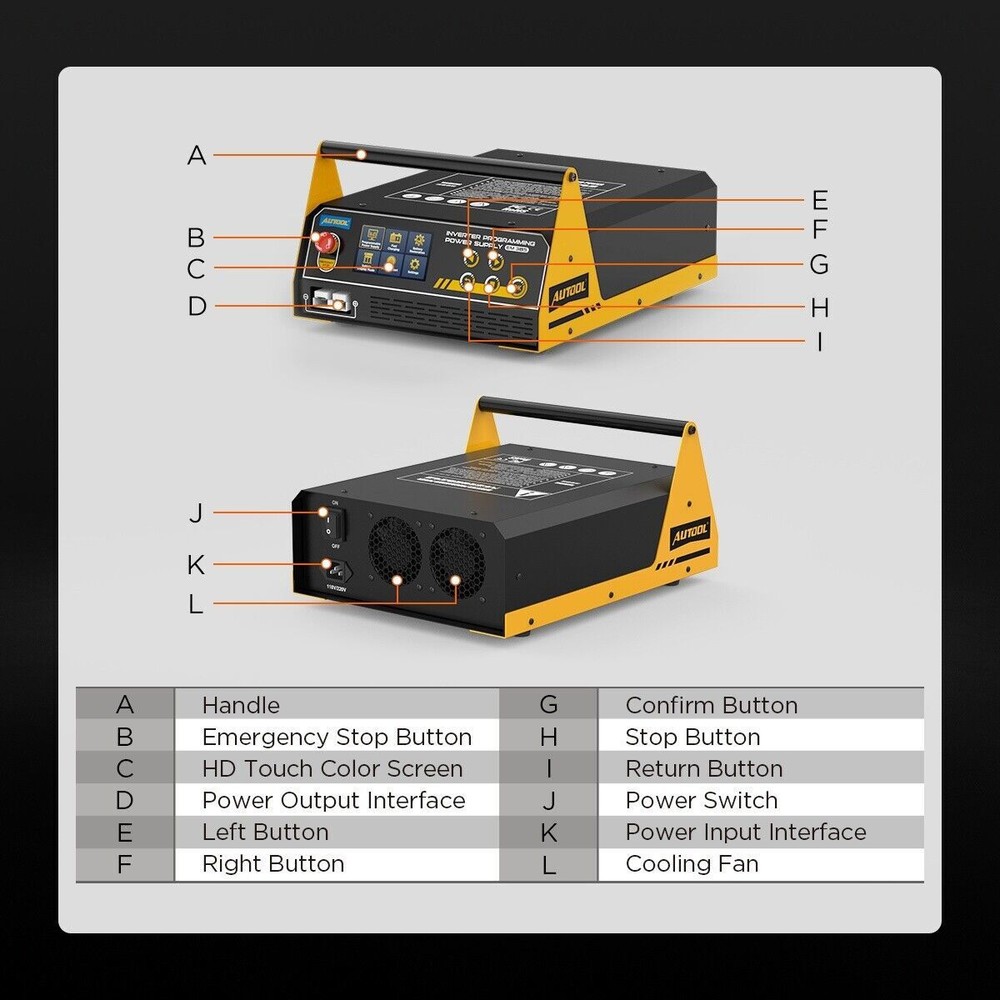 ECU Reprogramming Power Supply Stabilizer Lithium Battery Charger Jump Starter