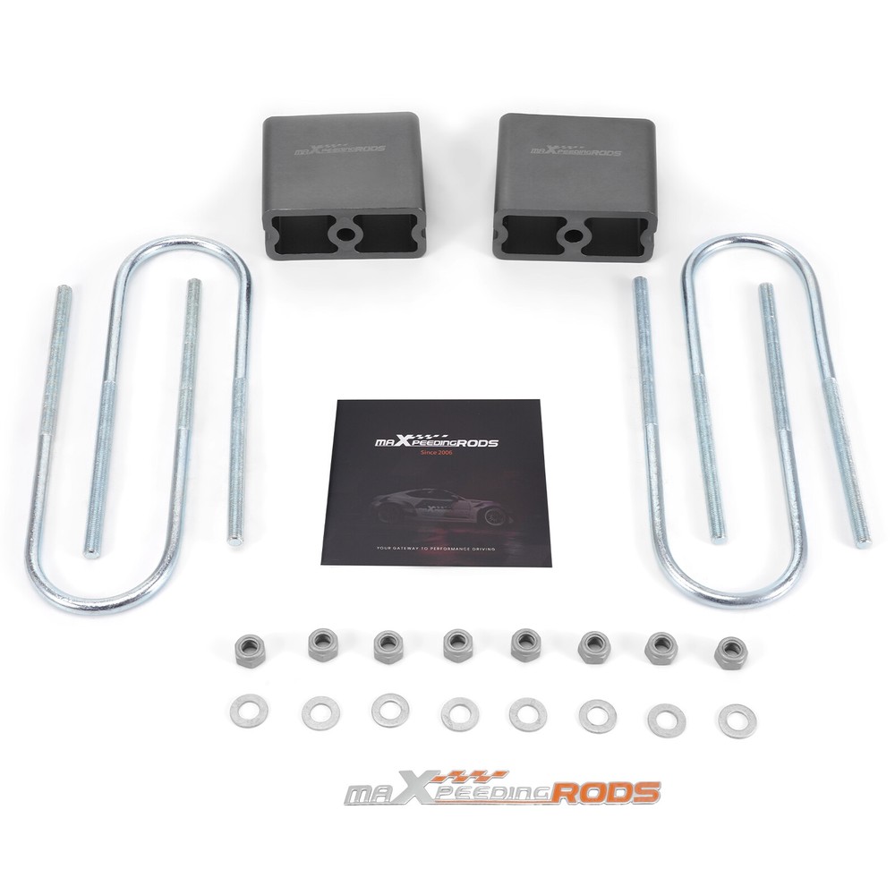 4” Drop Lowering Blocks Kit EXTRUDED BLOCK Aluminum