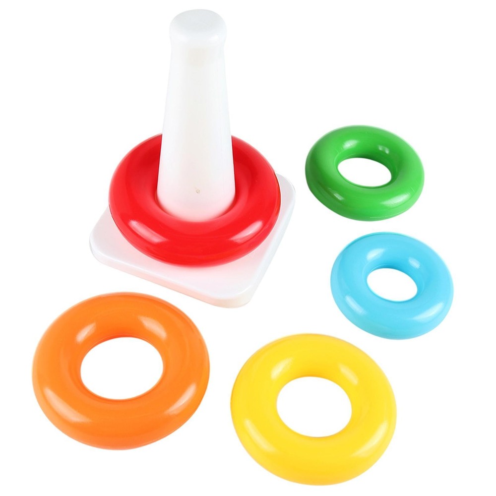 Baby Stacking Toy Rainbow Brain Development Educational Fun Interactive Stack