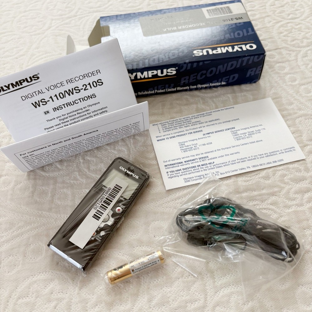 Olympus Digital Recorder WS-210S Refurbished