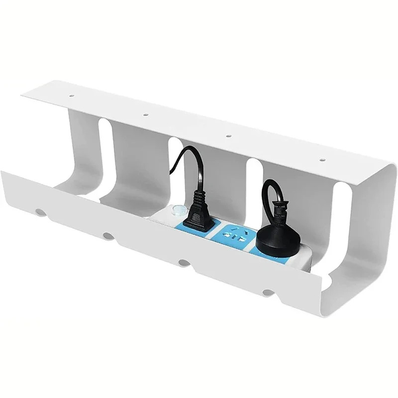 Standing Desk Cable Management Tray under Desk Cable Organizer Network Cable Hol
