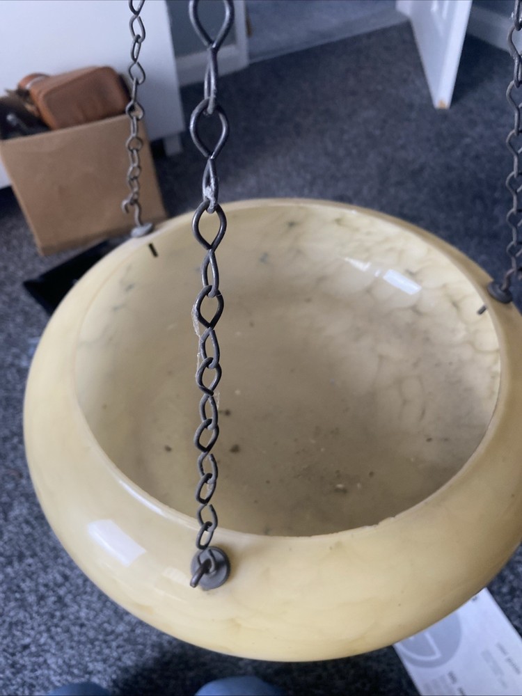 Vintage Glass Bowl Light