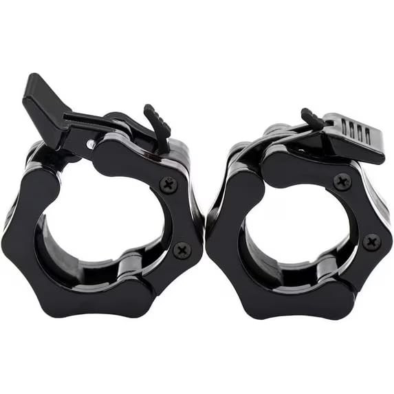 2 inch Barbell collars clamps Olympic Collar 2 Quick Black