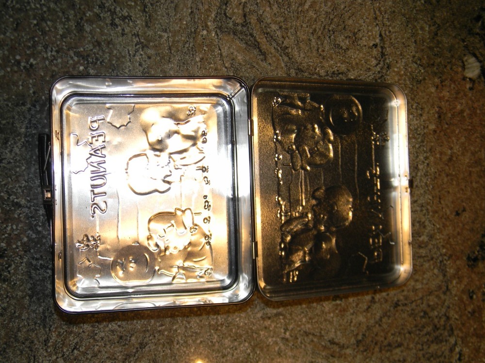 Peanuts Charlie Brown Metal Lunch Box Loungefly 2013