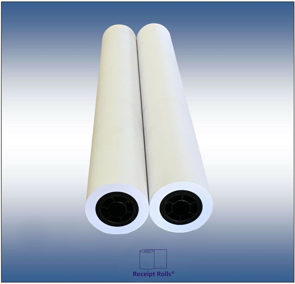 24" x 300' 20# Ink Jet Bond Engineering Wide-Format Plotter Paper Rolls 2 per/bx