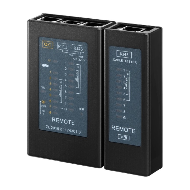 Gigabit Tester For Cable Lightweight ABS Construction