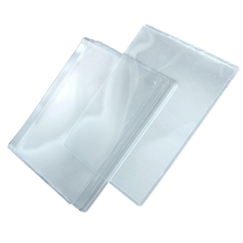 5 Pcs Clear Plastic A5 Document File Cards Holder Case