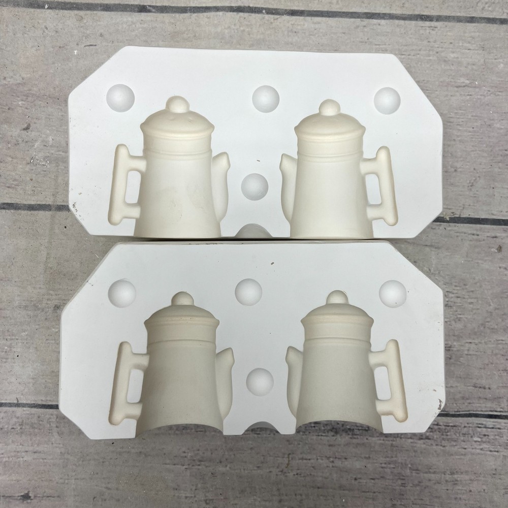 Unbranded Ceramic Casting Mold Salt & Pepper Shake Pitcher Figurine