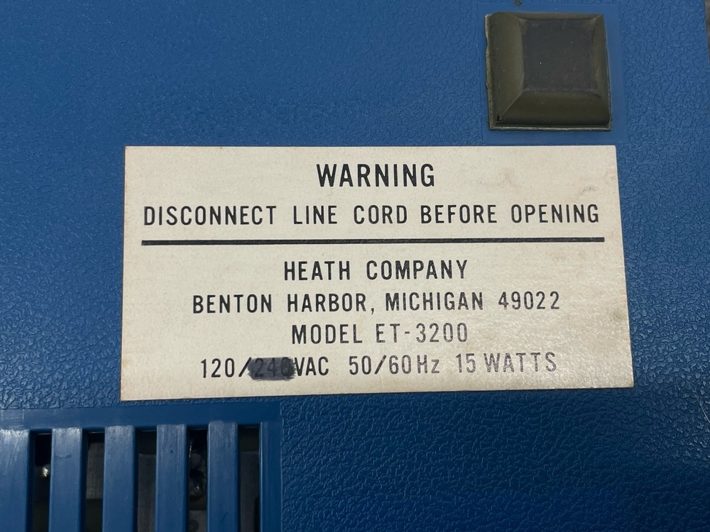Heathkit Digital Design Experimenter ET3200 - POWERS ON - UNTESTED